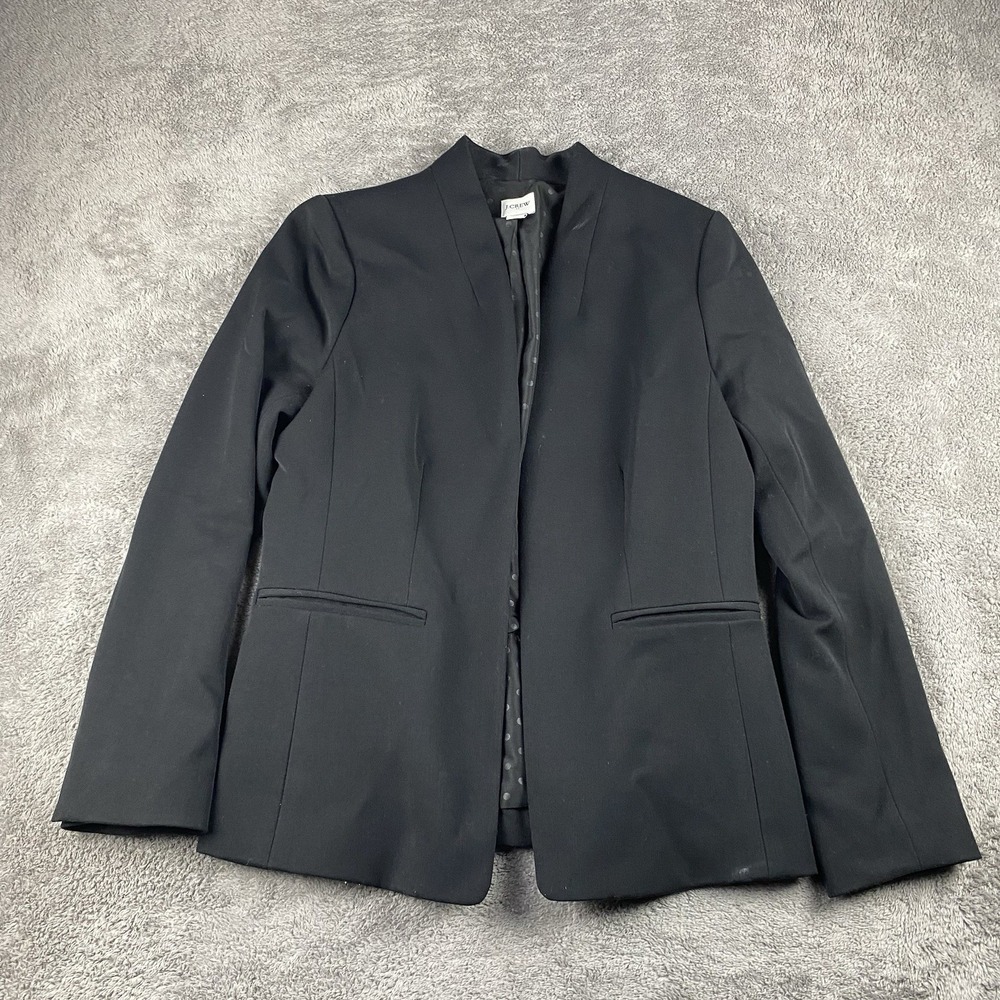 J.Crew Blazer Jacket Womens Size 4 Black